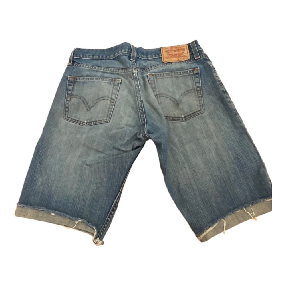 LEVIS Zipper-fly 514 CUTOFF Jean SHORTS 30/10.5 inseam Red Tab Stretch - Picture 6 of 10